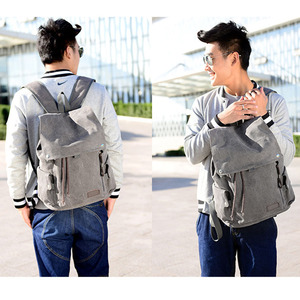 Sac à dos de sport décontracté personnalisé pour hommes, voyage en plein air, toile, mochilas, sac à dos pour adolescents - Product Image 2