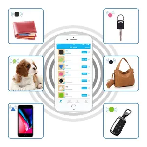POP DUCK Anti-Lost Alarm Locator Key Finder Bluetooth-Verbindung Haustier Fitness Halsband Mini GPS Dog Tracker