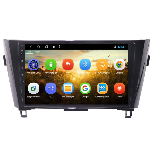 Android 10.0 10.1 Inch IPS Touch Screen Car for Player Radio GPS Navigation Stereo CarPlay Nissan X-Trail 2014