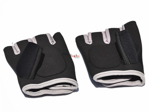 Gants de sport à demi-doigts cyclisme mitaines respirantes Fitness sueur tissu de plongée antidérapant gants d'haltérophilie résistants à l'usure - Product Image 4