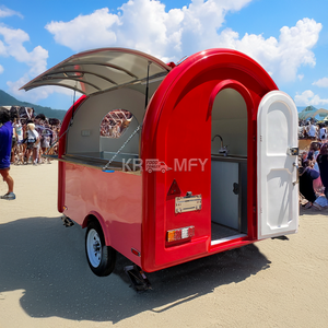 Carrito de Comida Móvil para Hamburguesas y Hot Dogs, Remolque de Café con Cocina - Product Image 1