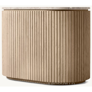 <span class=keywords><strong>Comodini</strong></span> in Legno di Quercia Massello Premium, Resistenti e Invecchiati, Vendita Calda per Camera da Letto o Soggiorno, per Casa o Ufficio - Product Image 4