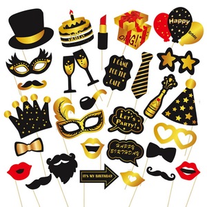 30 Uds accesorios de cumpleaños fotomatón 13th 16th 18th 21th 30th 40th 50th decoración suministros para fiestas - Product Image 1