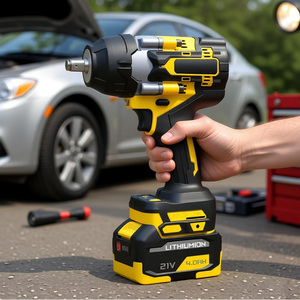 Llave de Impacto Eléctrica sin Escobillas de Alto Torque 700N.M, Herramienta Eléctrica Inalámbrica de 21V para Reparación de Neumáticos de Automóviles, Camiones y Autocaravanas - Product Image 4