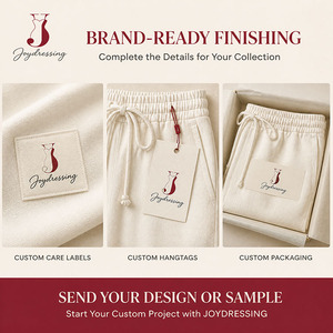 <span class=keywords><strong>Pantaloni</strong></span> da donna a <span class=keywords><strong>vita</strong></span> alta <span class=keywords><strong>con</strong></span> coulisse, casual, larghi, <span class=keywords><strong>in</strong></span> lino, a gamba larga, personalizzabili OEM ODM - Produzione Joydressing - Product Image 6
