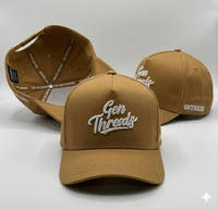 Gorra de Béisbol Deportiva de 5 Paneles con Corona Profunda, Talla Grande, para el Mercado Australiano, con Bordado 3D y Logotipo Personalizado