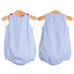 Mameluco de bebé con monograma del 4 de julio, conjunto de mameluco de Pascua para bebé unisex sin mangas tejido dulce para recién nacido - Product Image 5
