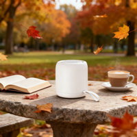 Mini-enceinte portable F11 sans fil 3W, étanche IPX4, petite, pour extérieur, 1200mAh, autonomie 6 à 12h, TWS, radio FM avec dragonne