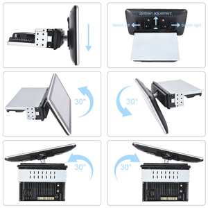 <span class=keywords><strong>Android</strong></span> 11 phổ 1 DIN đài phát thanh xe 10 inch <span class=keywords><strong>360</strong></span> độ xoay BT video đa phương tiện Wifi BT GPS navigation gương liên kết Carplay - Product Image 5