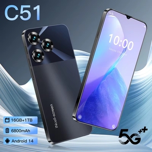 <span class=keywords><strong>Venta</strong></span> Directa <span class=keywords><strong>de</strong></span> Fábrica Nuevo C51 Teléfono Inteligente Android al por Mayor Desbloqueado 5G Barato en China con Idioma Operativo Francés - Product Image 3