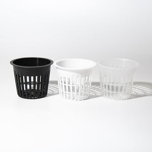 Vaso a rete sottile in plastica per orchidee, vaso da fiori in plastica per piante da interno - Product Image 4