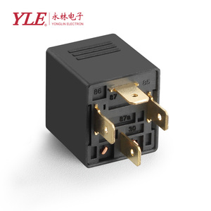 4/5-Pin ô tô <span class=keywords><strong>Relay</strong></span> linh kiện điện tử nhà sản xuất thiết bị màu đen Rơle ô tô - Product Image 2