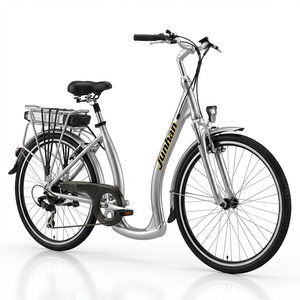 City Leisure Electric <strong>Bike</strong> 36V 250W 26-Inch Aluminum Alloy Frame 7-Speed Rear Hub Motor Range V-Brake 25km/h <strong>E</strong>-<strong>bike</strong> - Product Image 4