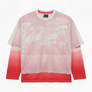 T-shirts à manches longues superposés en maille originale, impression par sublimation intégrale personnalisée, streetwear, t-shirts à manches longues - Product Image 6