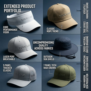 Casquette de soleil respirante en coton pur avec logo personnalisé SHINY Premium pour le tennis, le golf et les sports, avec emballage de marque tout-en-un - Product Image 6