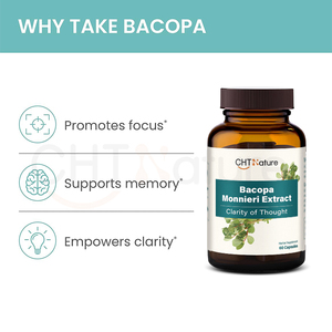 Suplemento herbal CHTNature 500mg/60 cápsulas/botella <span class=keywords><strong>Bacopa</strong></span> <span class=keywords><strong>Monnieri</strong></span> cápsulas de extracto - Product Image 4