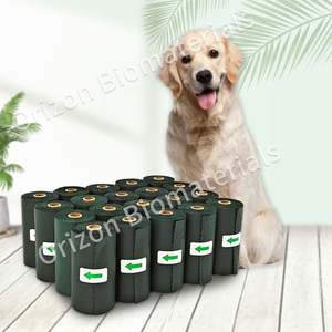 Custom Logo Eco-Friendly Compostable Dog Poop Bags Biodegradable PBAT <b>PLA</b> Corn Starch Plastic Fruit Scent Disposable - Product Image 1