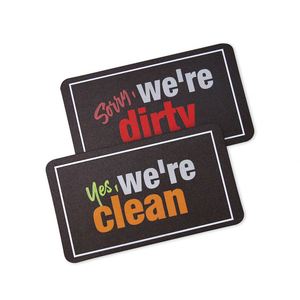 Aimant personnalisé pour lave-vaisselle, double face, aimant de cuisine, aimant propre/saleté pour lave-vaisselle avec design imprimé - Product Image 4