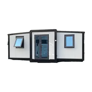 20 Fuß Luxusvilla vorgefertigtes vorgefertigtes erweiterbares Containerhaus zu verkaufen 2 3 4 5 Schlafzimmer vorgefertigtes winziges mobiles Haus Preis