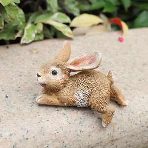 Tùy Chỉnh Nhỏ Dễ Thương Nhựa Phục Sinh Thỏ <span class=keywords><strong>Bunny</strong></span> Bức Tượng Cho Vườn Trang Trí Bức Tượng - Product Image 2