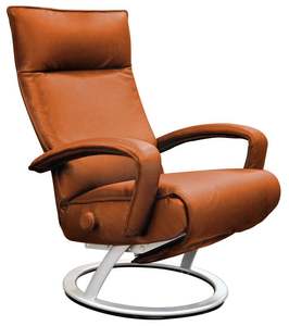 เก้าอี้ปรับเอนไฟฟ้าสไตล์โมเดิร์นมินิมอล รุ่น Comfort Lux Ergonomic พร้อมช่องเสียบ USB ชาร์จไฟ หุ้มหนังแท้ เป็นมิตรกับสิ่งแวดล้อม เหมาะสำหรับห้องนั่งเล่นและห้องนอน - Product Image 4