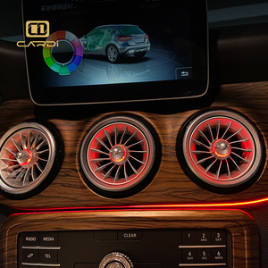 Luz ambiental LED de 64 colores de alta calidad 2024, producto de nueva condición CLA/GLA/A/<span class=keywords><strong>B</strong></span>, salida de aire delantera y trasera, accesorios de luz de coche de 12V - Product Image 5