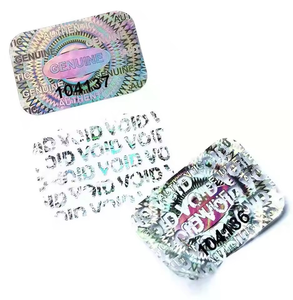 Tem bảo mật chống giả mạo, nhãn dán số seri hologram, kích thước 2.5x1.5cm, tem bảo hành không có hiệu lực, nhãn laser làm từ vinyl bền - Product Image 2
