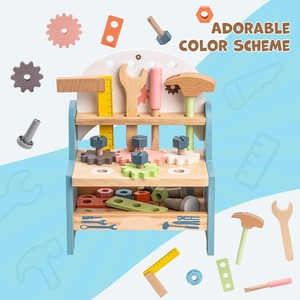 <span class=keywords><strong>Mini</strong></span> ensemble d'établi Montessori pour enfants outil de jeu en bois pour les tout-petits de 3 4 5 ans garçons et filles - Product Image 2
