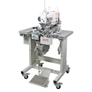 <span class=keywords><strong>Machine</strong></span> <span class=keywords><strong>à</strong></span> ourler automatique pour jeans SiRUBA, conçue pour rouler le bas des jambes des jeans et des pantalons - Product Image 1