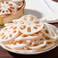 Racine de Lotus en tranches avec saveur de barbecue produits chinois chauds chips de légumes croustillants séchés séchage en gros collation saine