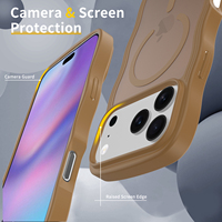 Fundas para Teléfono con Patrones Ondulados, Modernas y Lujosas, de TPU+PC, con Carga Magnética, Resistentes a Golpes, Antihuellas, Protección 360 para 17 Pro Max