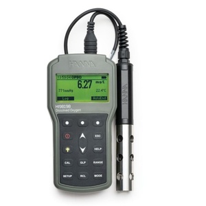 เครื่องวัดออกซิเจนละลายน้ำแบบพกพา HANNA Instruments HI98198 opdo รุ่นกันน้ำ สำหรับตรวจสอบค่า DO ในน้ำ - Product Image 1