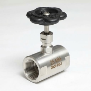 Vanne à aiguille de régulation de débit de précision, corps en acier inoxydable SS202, vanne filetée haute pression - Product Image 1