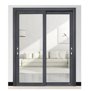 Impermeable y a prueba de viento PVC vidrio puerta corredera vinilo puerta interior exterior corredera UPVC <span class=keywords><strong>puertas</strong></span> <span class=keywords><strong>para</strong></span> el hogar Cocina - Product Image 1