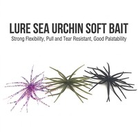 Leurre souple bionique TPE en forme d'ormeau flottant pour la pêche au bar en eau douce