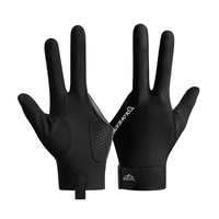 Gants de billard professionnels à 3 doigts accessoires de billard respirants antidérapants durables personnalisés pour les joueurs de sports de plein air