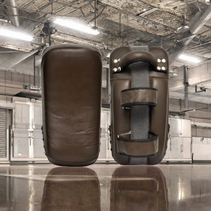 Almohadillas de Cuero Profesionales para Muay Thai, Diseño Personalizable, para Entrenamiento de Kickboxing, Saco de Boxeo, MMA, Manoplas de Entrenamiento - Product Image 2