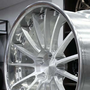 Rueda de Aleación de Aluminio Forjado de Alto Rendimiento en Plata Brillante para Autos, 5*120 5*114.3PCD para Autos de Pasajeros HRE, BMW, <span class=keywords><strong>Tesla</strong></span> Model 3 - Product Image 5