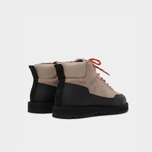 Nouvelles bottes pour hommes à tige haute, mode d'hiver, bottes chaudes rétro, bottes de travail antidérapantes à lacets pour l'extérieur - Product Image 4