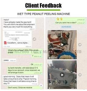 Pelador de capa roja de maní automático, máquina peladora de maní crudo de tipo húmedo, <span class=keywords><strong>precio</strong></span> - Product Image 4