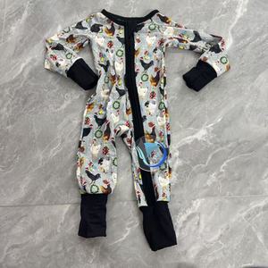 Hızlı Kargo RTS Bambu Pijama Gizem Kutusu Çocuklar İçin Tek Parça Katlanabilir Tulum Uzun Kollu Sevimli Baskılı Yenidoğan Uyku Tulumu - Product Image 6