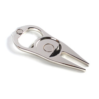Ouvre-bouteille multifonctionnel Outil de réparation de divot en métal pour club de golf Accessoires de golf Outil de réparation de divot de golf