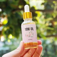 Kit de Soins Féminins Naturels à Base de Plantes Marque Blanche avec Perles Yoni, Herbes pour Bain de Vapeur Yoni et Huile Yoni pour l'Équilibre du pH