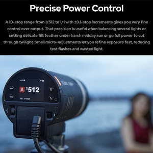 <span class=keywords><strong>GODOX</strong></span> <span class=keywords><strong>AD300</strong></span> <span class=keywords><strong>Pro</strong></span> II 2.4G TTL/HSS 1/8000s 300W Flash extérieur Batterie 14.4V 0.01-1.5s Recyclage 16 groupes de couleurs 350 pleine puissance Pop - Product Image 6