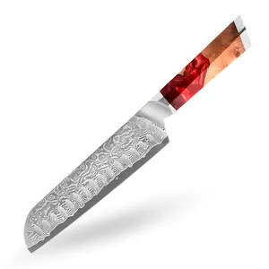 Японский нож сантоку из нержавеющей стали