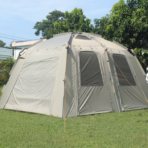 Tente de camping spacieuse monocouche Andes, type extensible, une chambre et un salon, toutes saisons, abri extérieur Camptown - Product Image 1