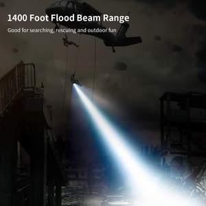 <span class=keywords><strong>Linterna</strong></span> LED de Alta Potencia <span class=keywords><strong>WUBEN</strong></span> A9, 12000 Lúmenes, Recargable, Cuerpo de Aleación de Aluminio, Clasificación IP68, para Camping, Garantía de 5 Años - Product Image 2