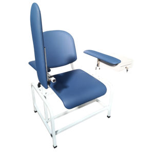 Chaise de prélèvement sanguin YKL051 avec accoudoirs réglables, chaise médicale manuelle pour prélèvement sanguin - Product Image 2