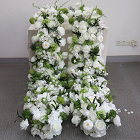 Guirlande de fleurs artificielles en soie, longues roses blanches, centre de table vert pour mariage, banquet, décoration intérieure, événement, personnalisable