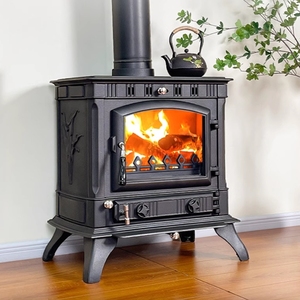 <span class=keywords><strong>Cheminée</strong></span> <span class=keywords><strong>à</strong></span> combustion fermée en fonte au design moderne Poêle <span class=keywords><strong>à</strong></span> <span class=keywords><strong>bois</strong></span> Chauffage domestique <span class=keywords><strong>à</strong></span> <span class=keywords><strong>bois</strong></span> intérieur - Product Image 2